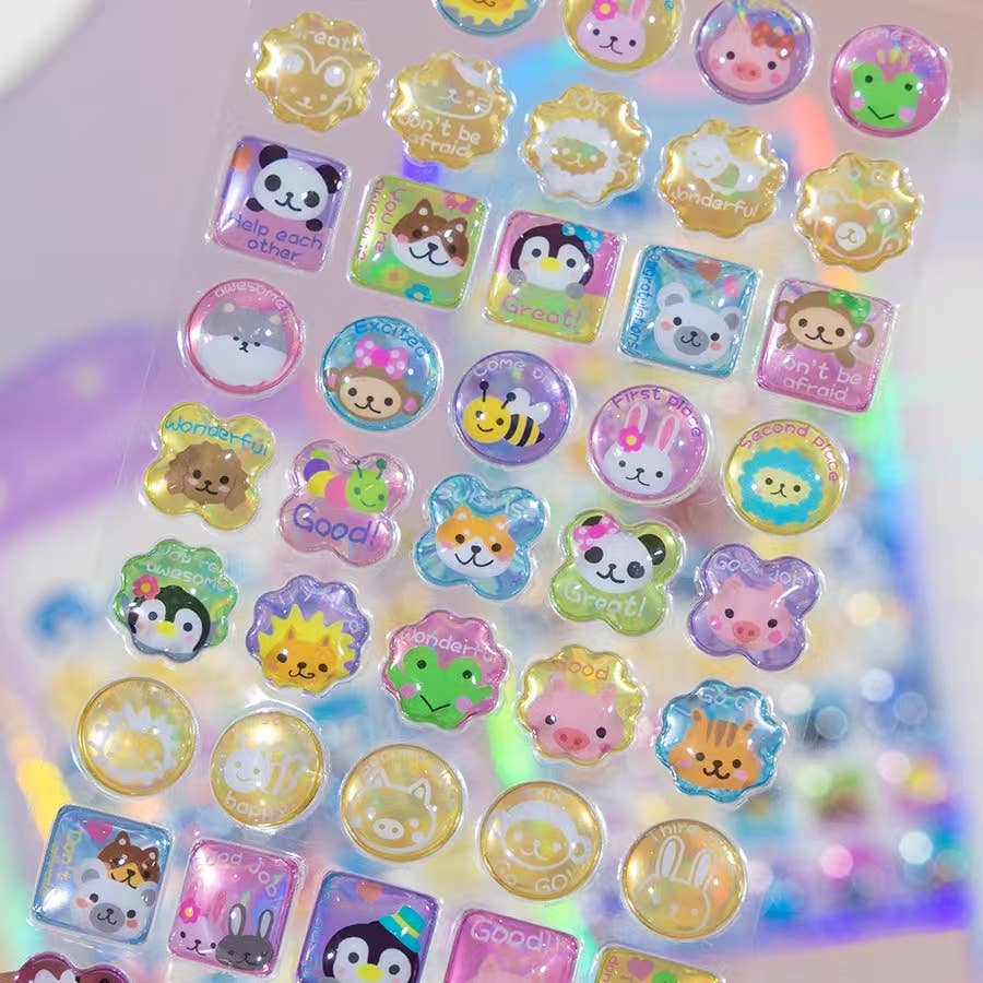 3D Reward Jewel Phone Stickers