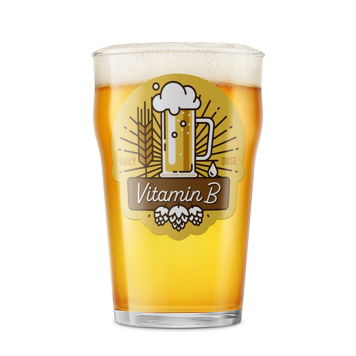 Vitamin B Beer Sticker