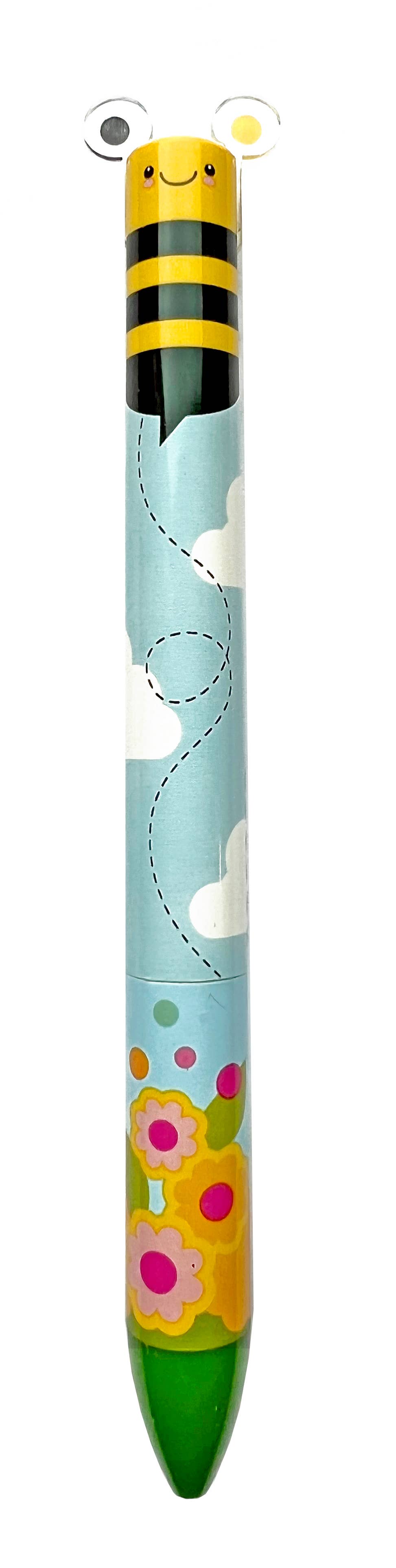 TWICE AS NICE WOODLAND 2 COLOR CLICK PEN - Bee