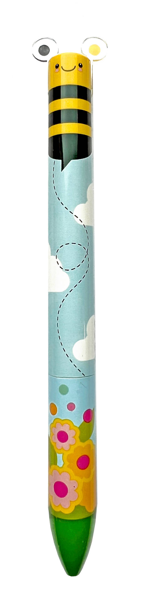 TWICE AS NICE WOODLAND 2 COLOR CLICK PEN - Bee