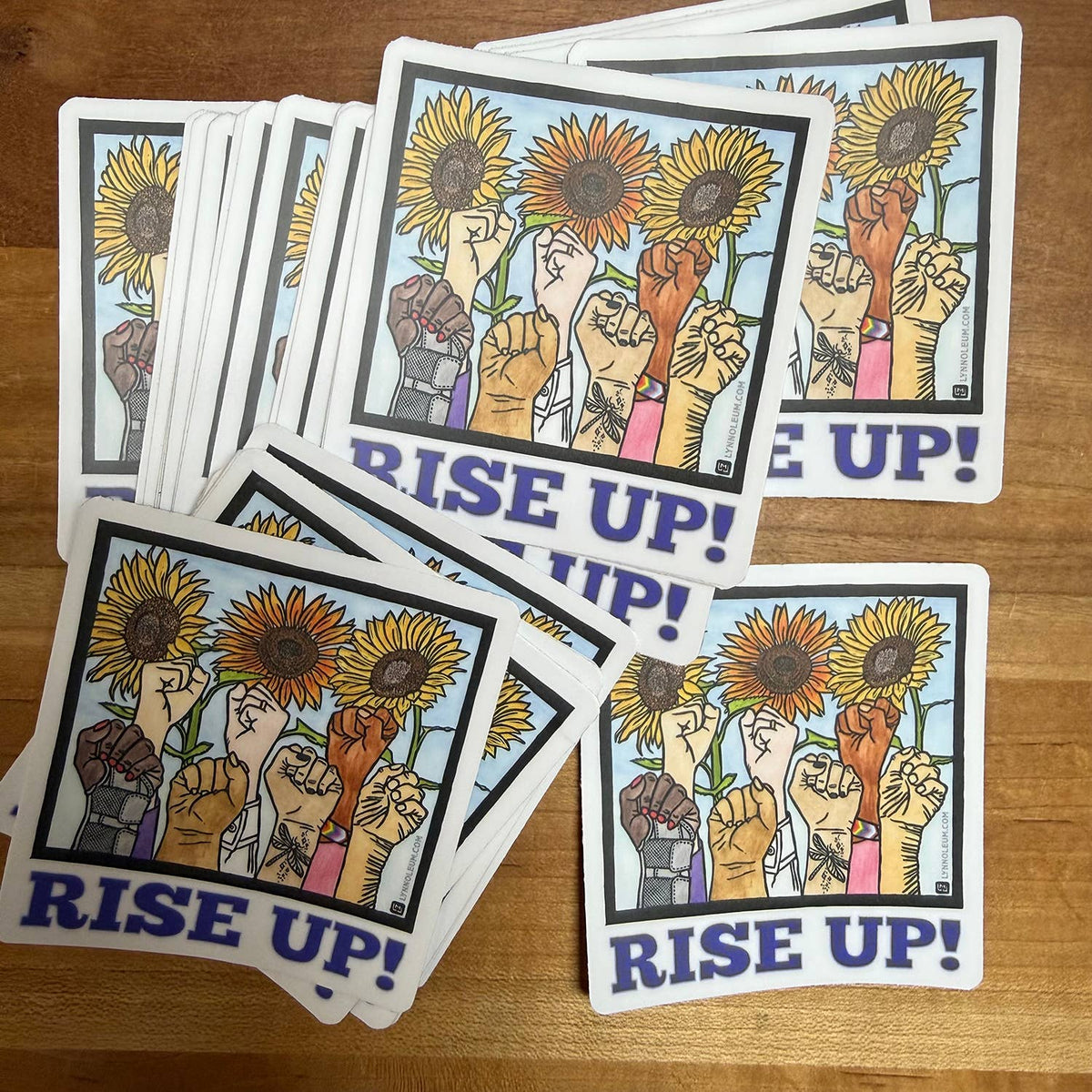 Rise Up! STICKER