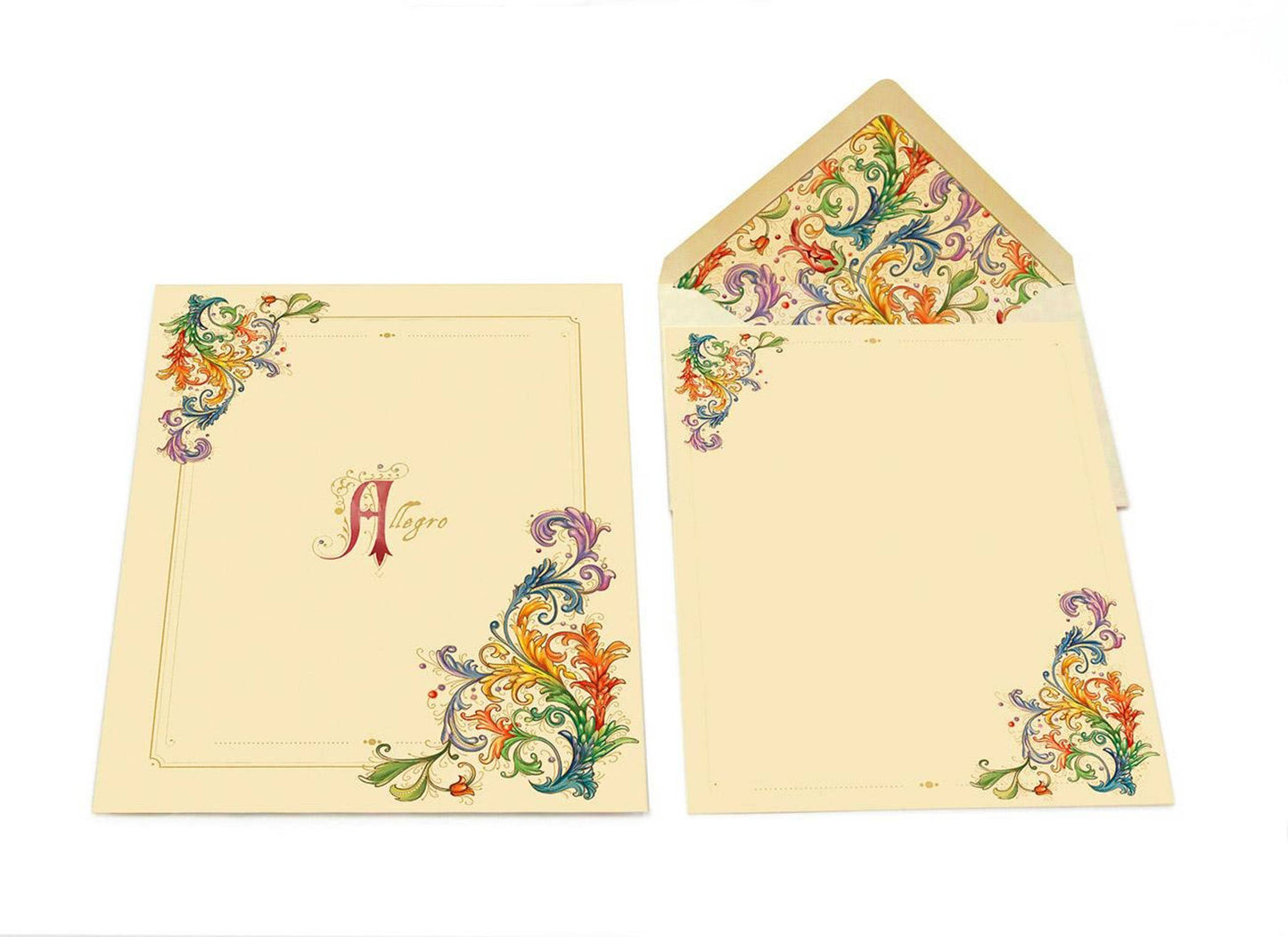 Portfolio Writing Sheets, Note Cards, Italian Stationery
