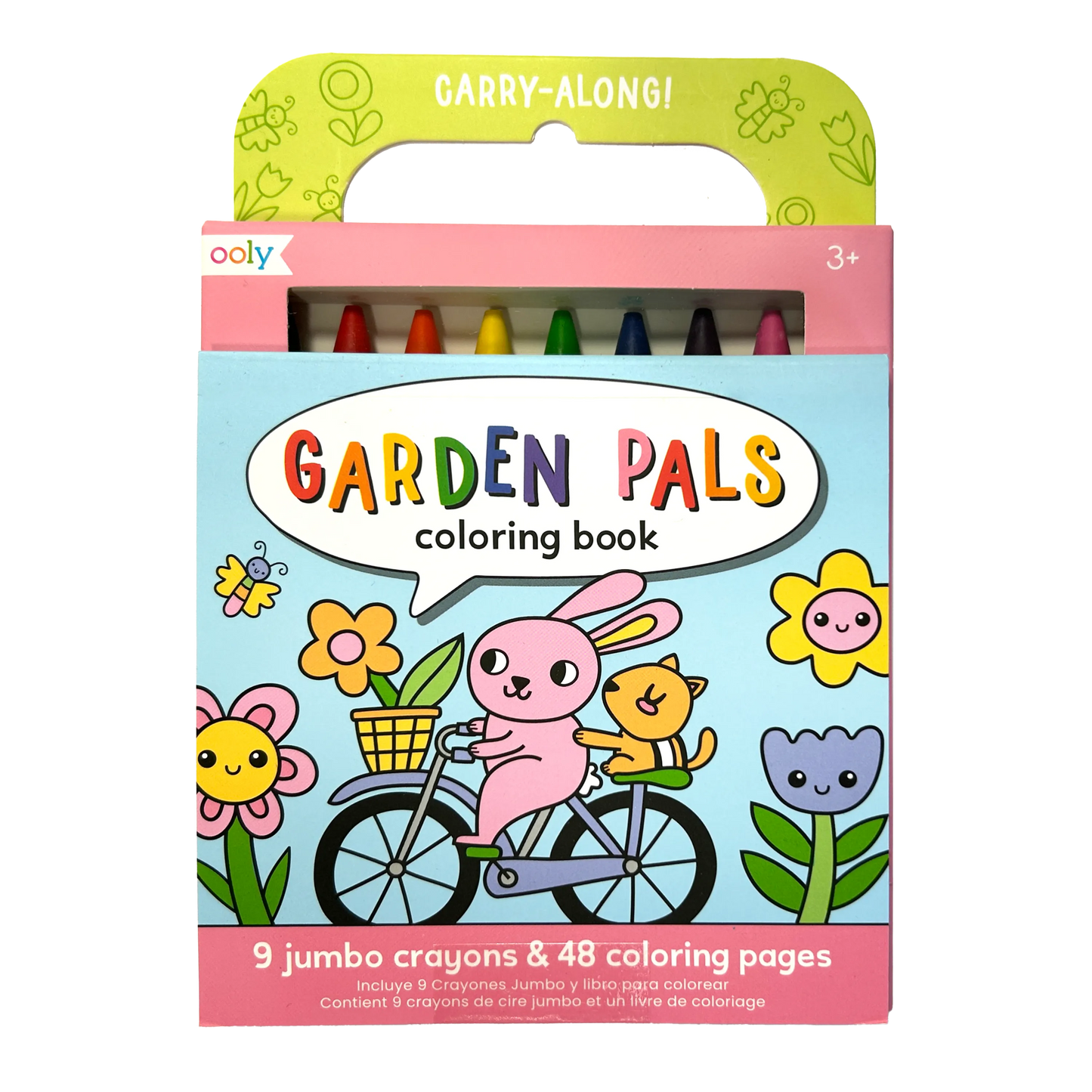 Carry-Along: Coloring Book Set (10 PC) - Garden Pals