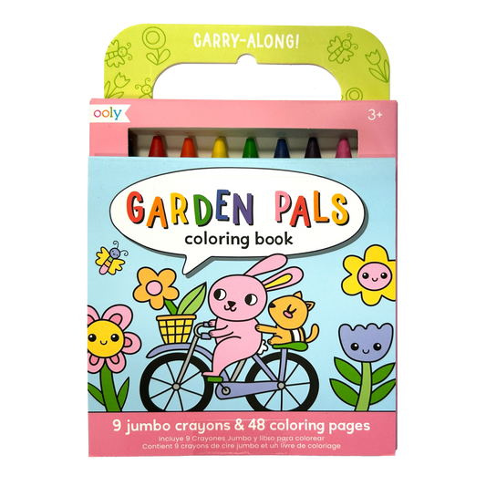 Carry-Along: Coloring Book Set (10 PC) - Garden Pals