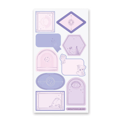 Celestial Labels Sticker Sheet