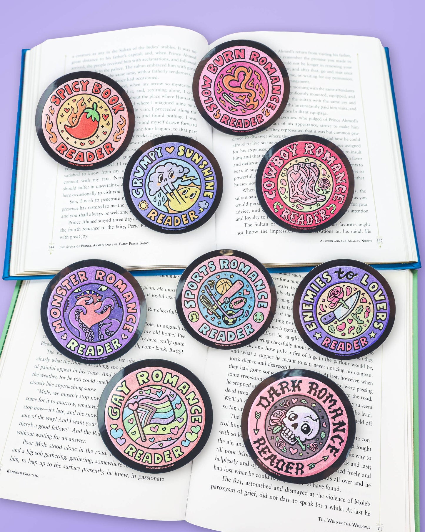 Enemies to Lovers Reader | Bookish | Holo | Vinyl Sticker