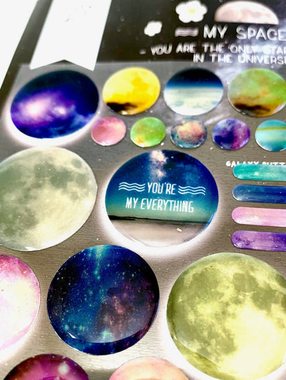 My Space Gel Epoxy Stickers