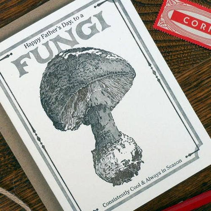 Vintage Fathers Fungi Seed Card