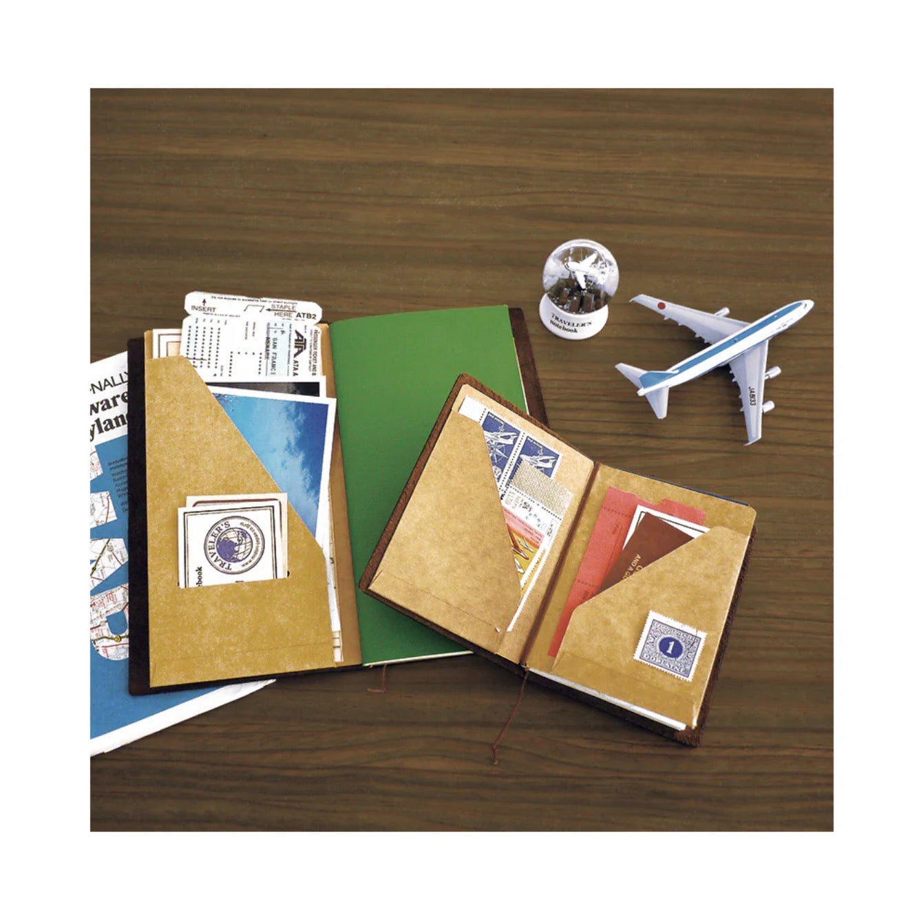 TRAVELER’S notebook - 010 Kraft Paper Folder (Passport Size)