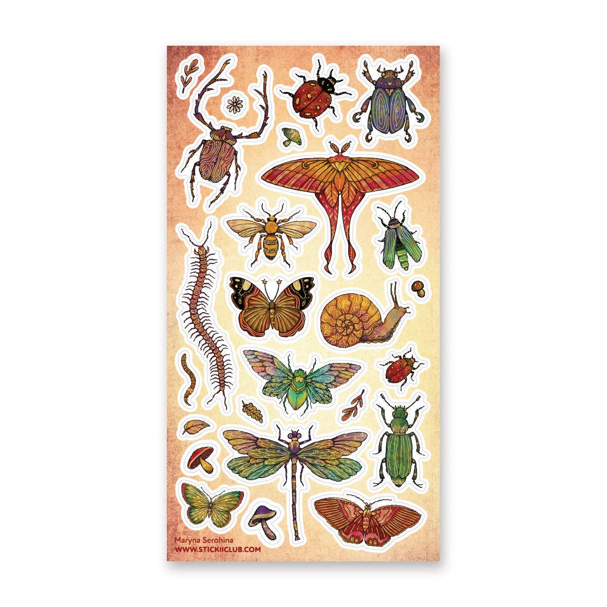 Winged & Wild Sticker Sheet