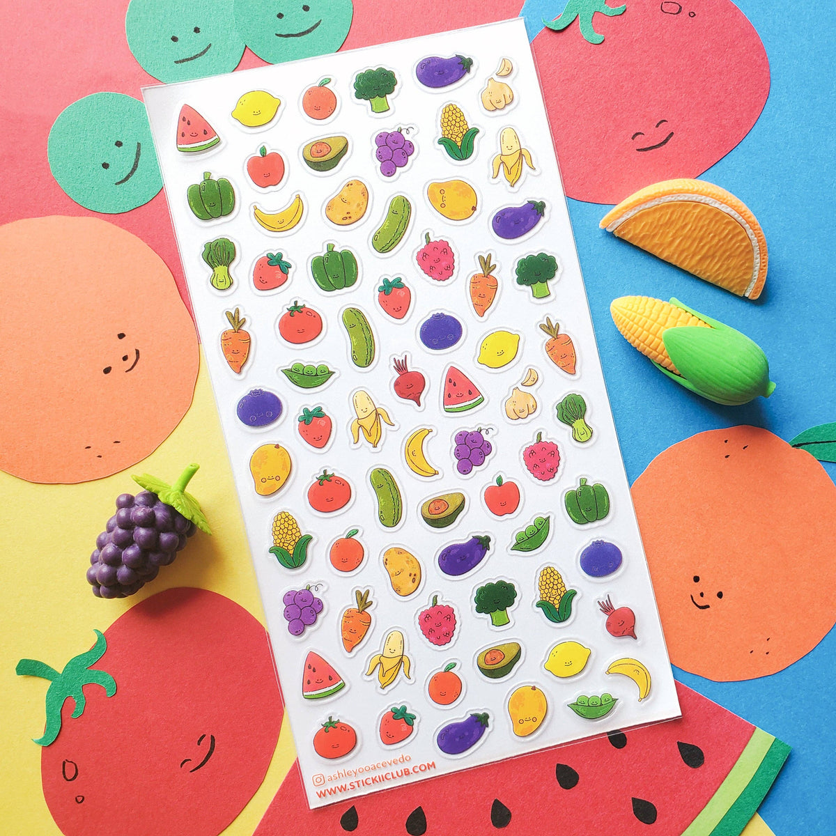 Produce Pals Sticker Sheet