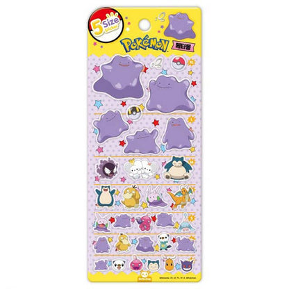 Pokemon 5 Size Sticker Sheet (Official Licensed)