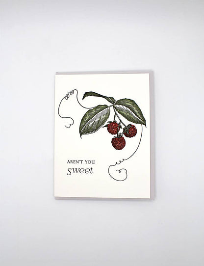 Aren't You Sweet Letterpress Card