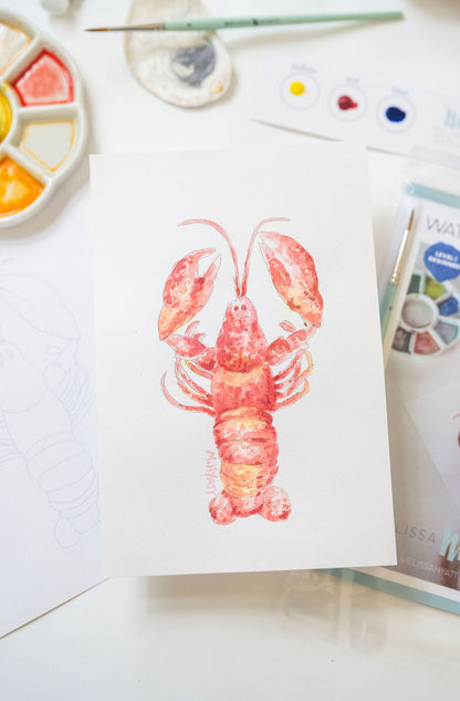 Watercolor Class in a Kit by Melissa Hyatt