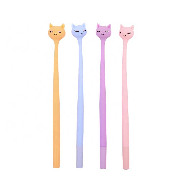 Pastel Cats Wiggle Gel Pen