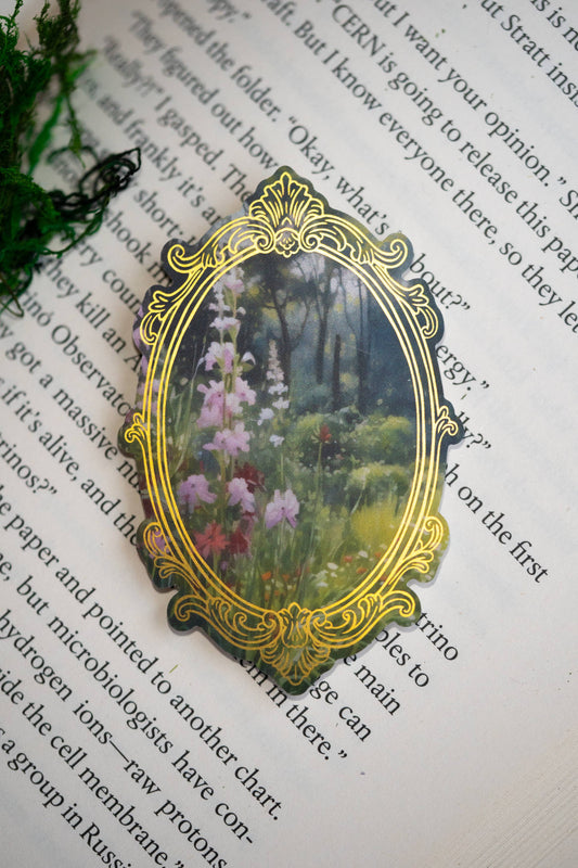 The Wildflower Grove Vinyl Sticker- Bookish Kindle Sticker