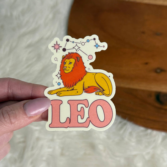 Leo Astrology Sign Sticker