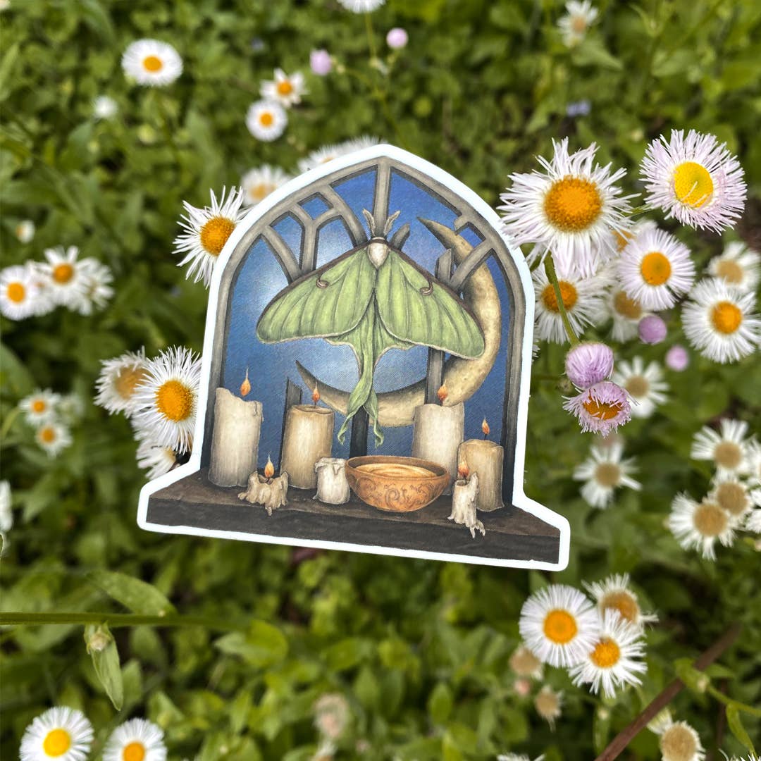 Luna Moth Sticker