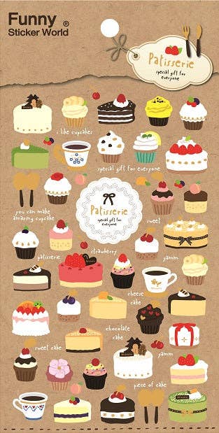Patisserie Stickers