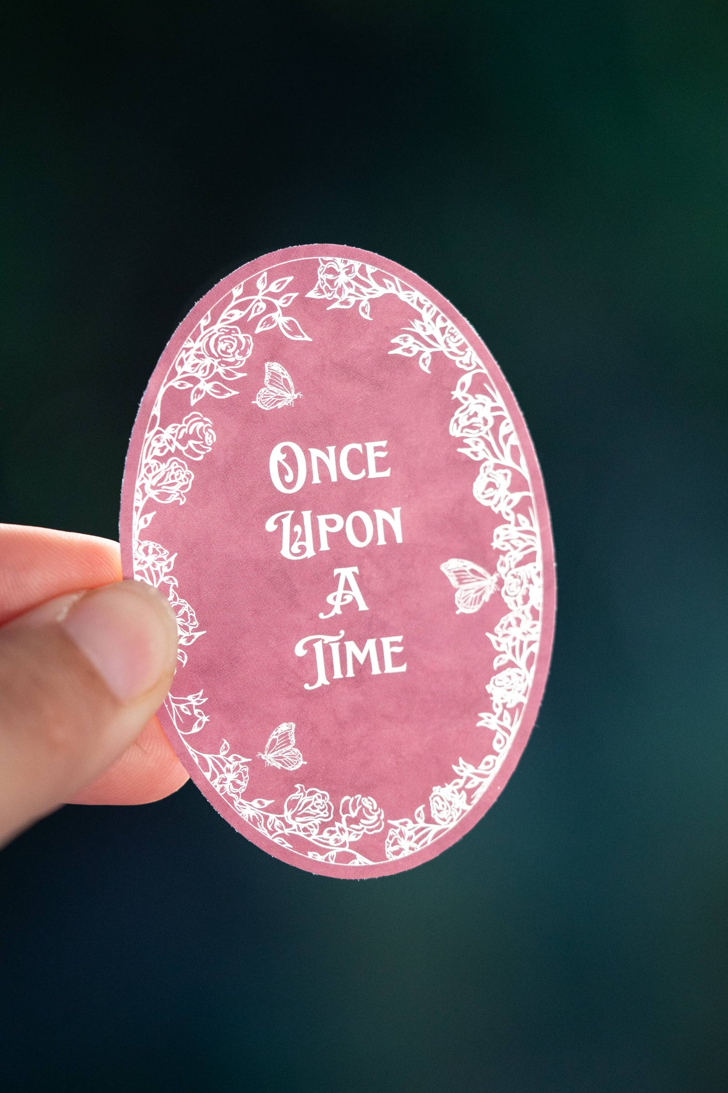 Once Upon a Time Waterproof Vinyl Sticker | Bookish