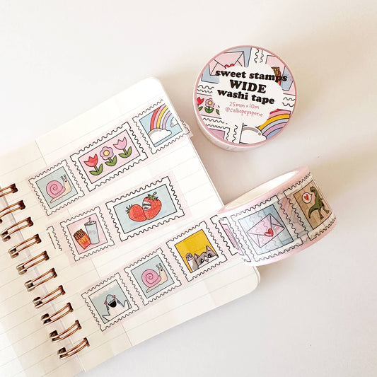 Sweet Stamps Wide Washi Tape