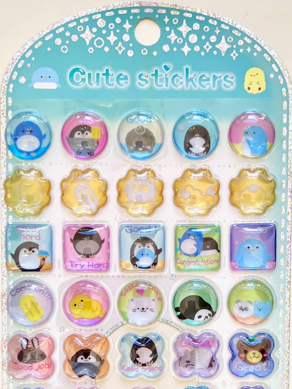3D Reward Jewel Phone Stickers