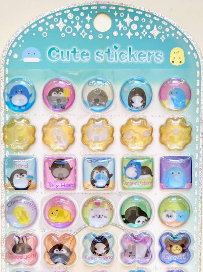 3D Reward Jewel Phone Stickers