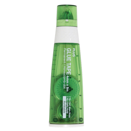 Green glue tape dispenser with TG-724 label and pinpoint applicator nozzle