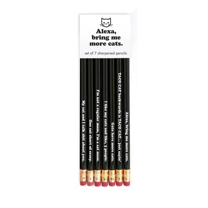 Alexa, Bring Me More Cats Pencil Set