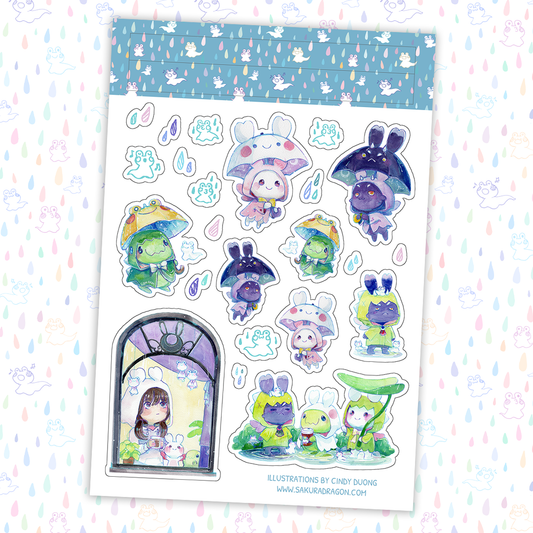 Rainy Day Sticker Sheet