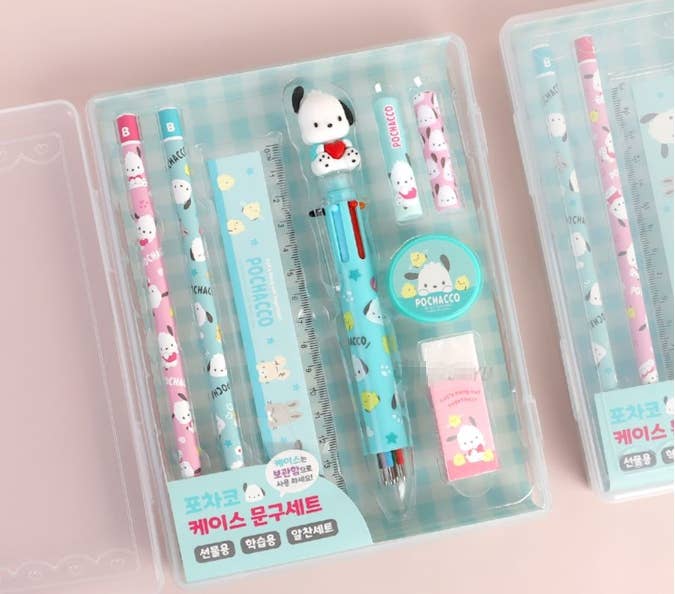 Sanrio Cinnamoroll Pencil, Pen School Office Stationery Set