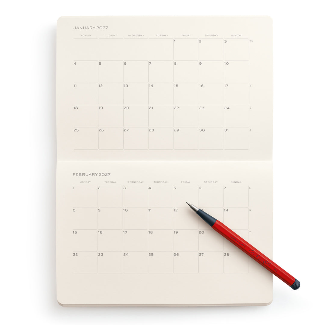 Leuchtturm 1917 - Planner Booklet 2027, Monthly Planner A5