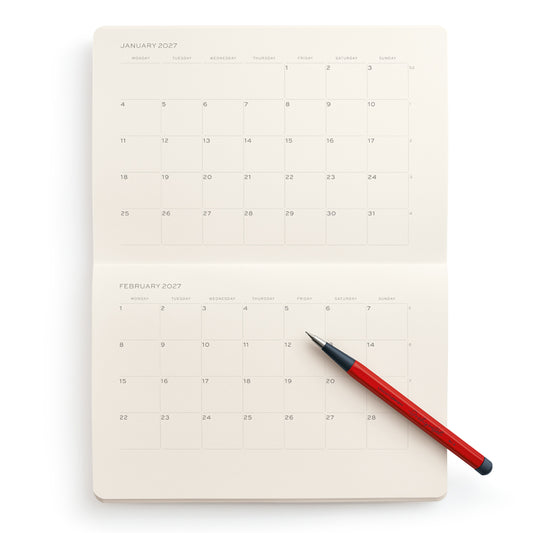 Leuchtturm 1917 - Planner Booklet 2027, Monthly Planner A5