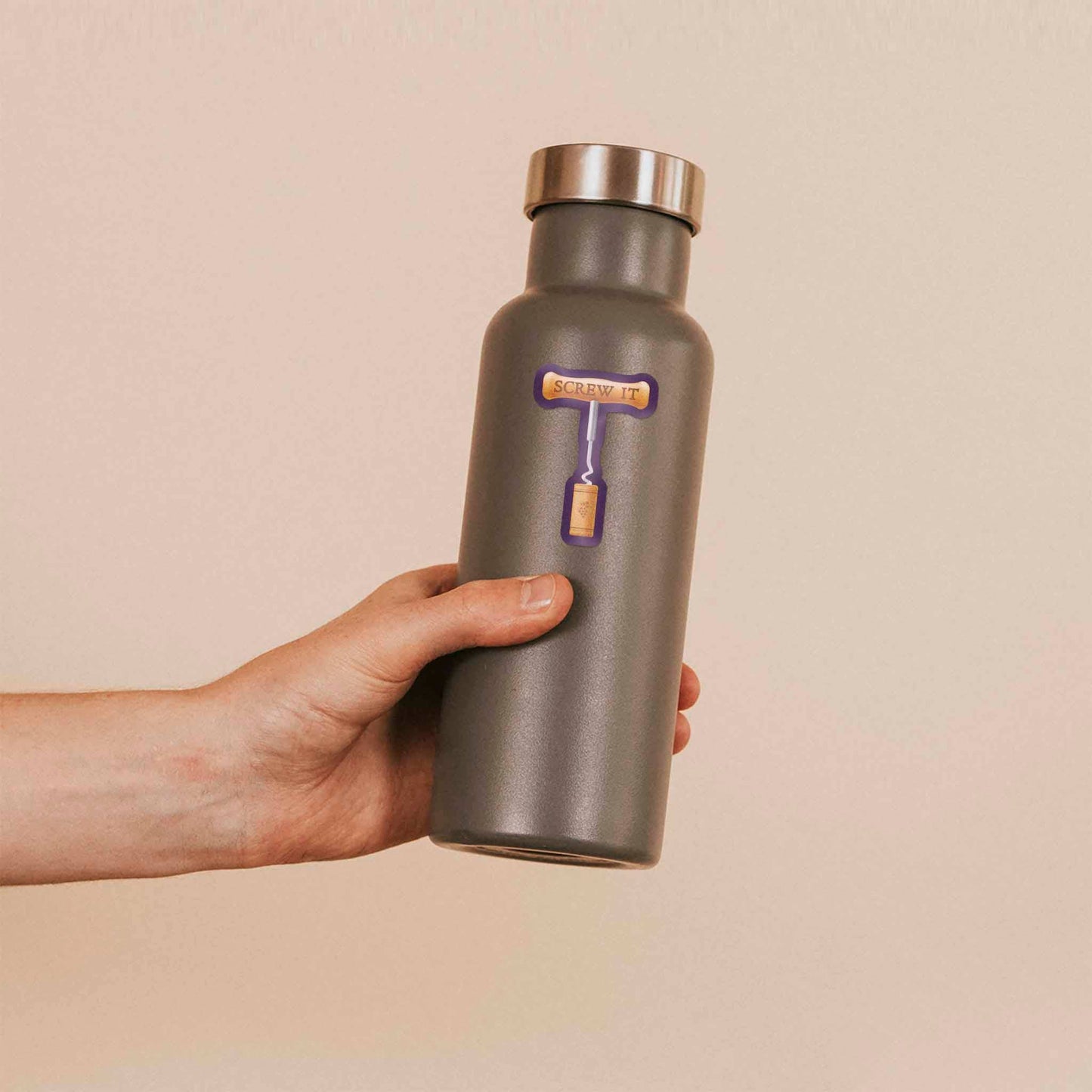 Screw It Wine Sticker for Hydroflask - Funny Drinking Decal