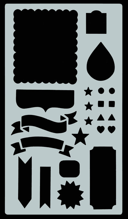 Essentials Dotted Journal Stencil Set