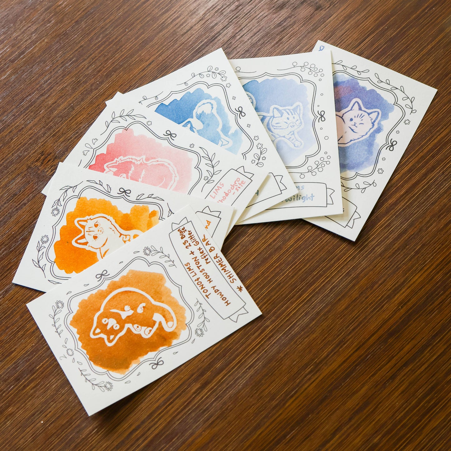 Neighborhood Cats Ink Cards