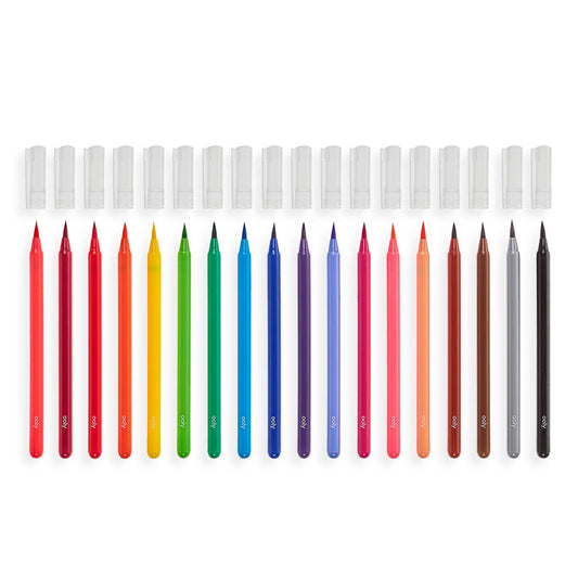 Chroma Blends: Watercolor Brush Markers (Set of 18)