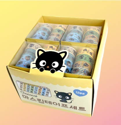 Sanrio Masking Tape Set (8 Rolls) – Chococat & Usahana
