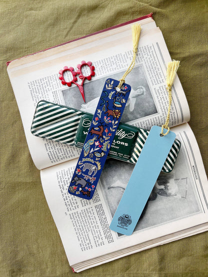Wildlife Embroidery Tassel Bookmark