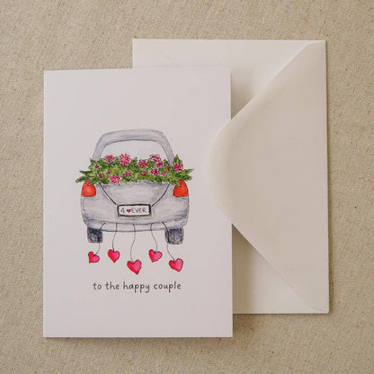 Wedding Car Greeting Card, Wedding Card