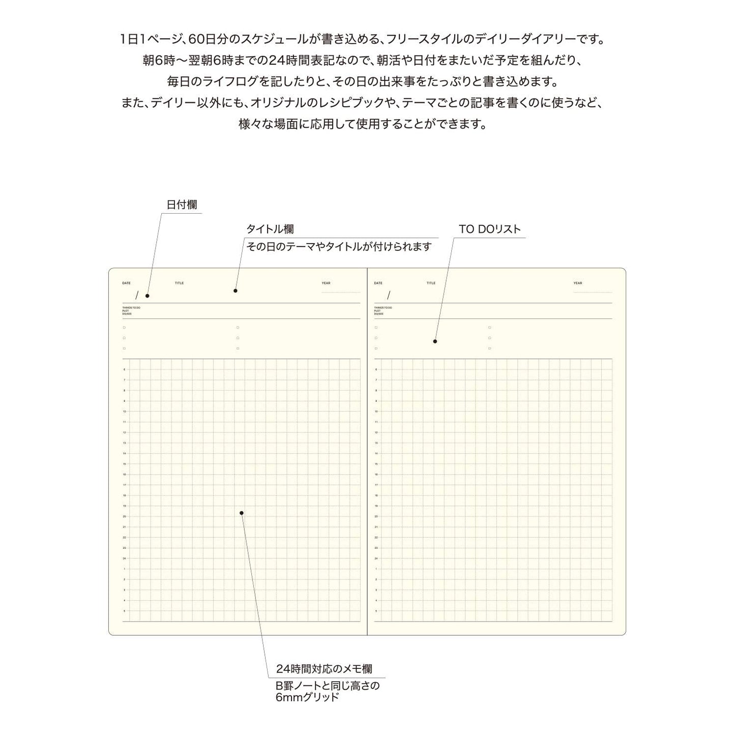 LACONIC STYLE NOTEBOOK DAILY