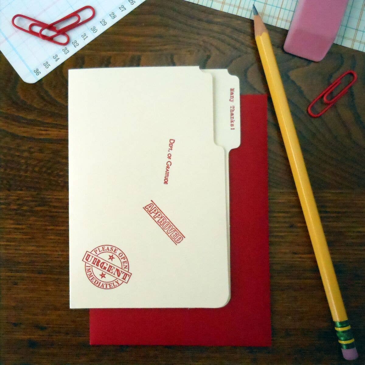Thank You Manila Folder