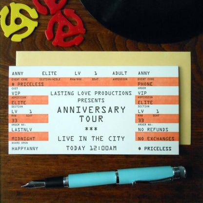 Anniversary Rock Ticket