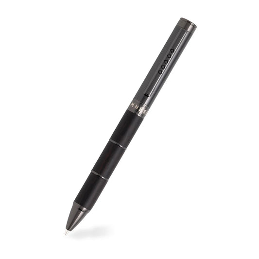 Tom Hessin Revolution pen, dark charcoal with black grip