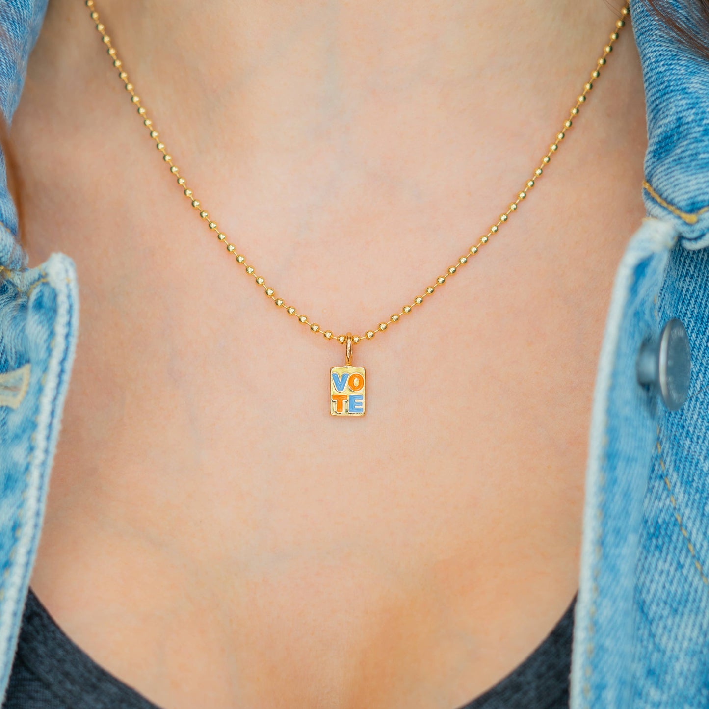 Charm Garden - Vote Charm - Gold