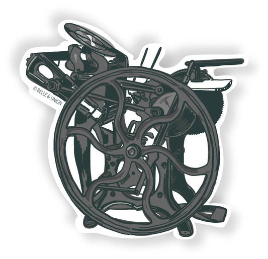C&P Letterpress Sticker