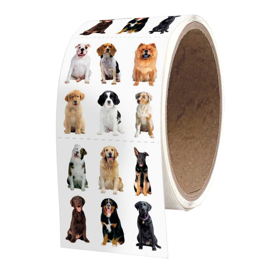Mini Mixed Dogs 2x4 Sticker Sheet