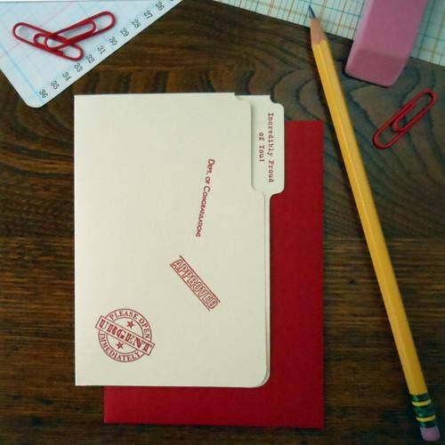 Congrats Manila Folder