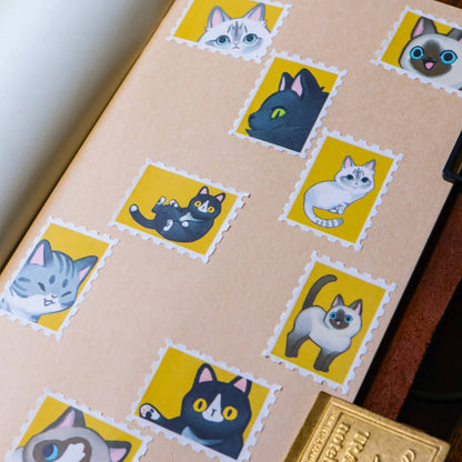 Stamp Washi Tape - Candid Cats