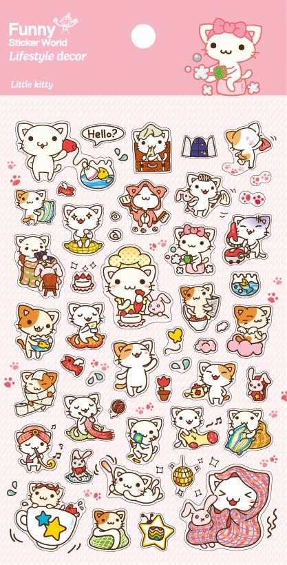 Little Cat Gel Sticker